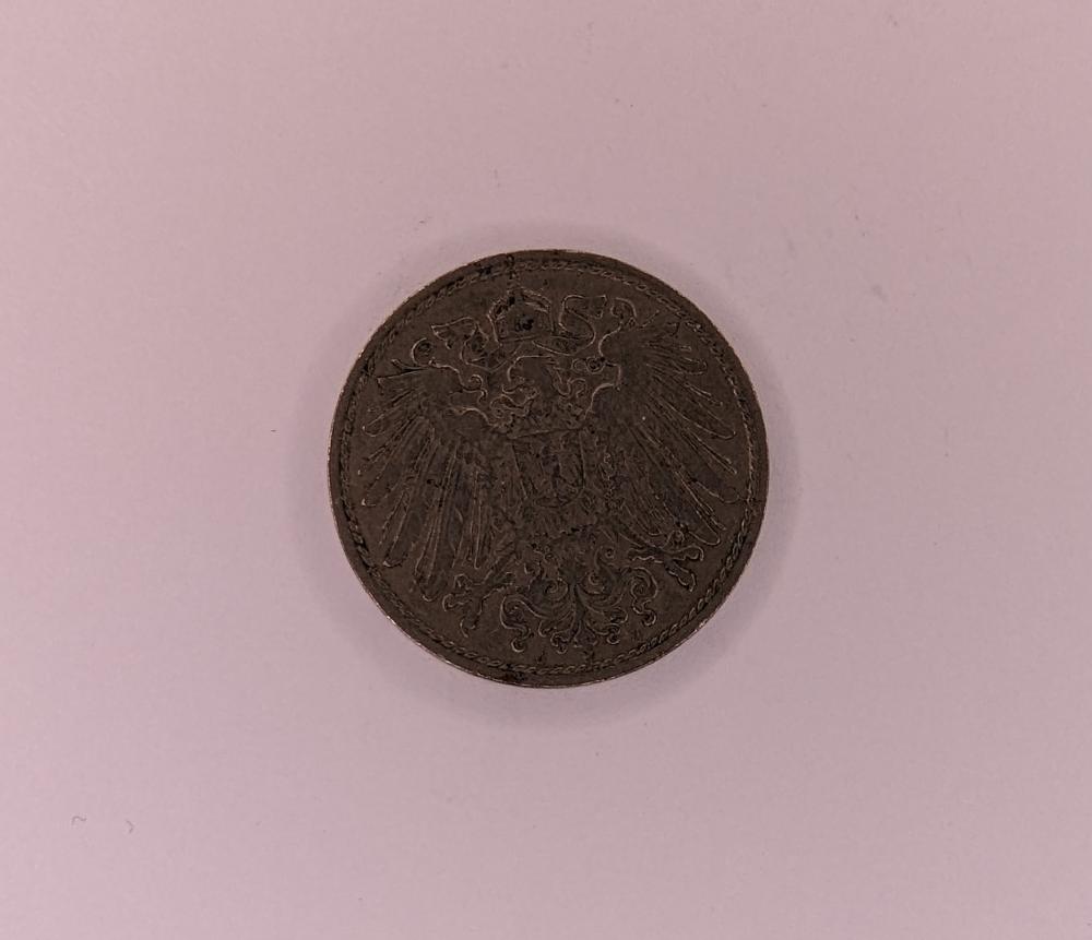 10 Pfennig - Wilhelm II Type 2 - Small Shield 1909 J | Coinantiquariat