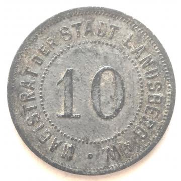 1918 Landsberg an der Warthe 10 Pfennig | Coinantiquariat