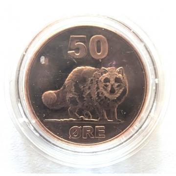 2010 Greenland 50 Øre Copper Fantasy Pattern Coin | Coinantiquariat